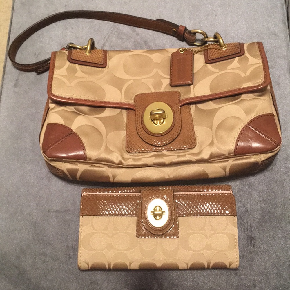Vintage Coach Purse and Wallet